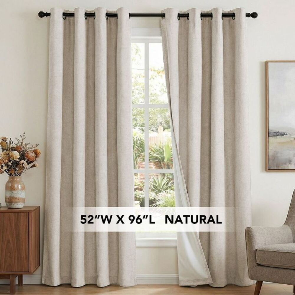 H.Versailtex -  Premium 100% Blackout Curtains Therma White